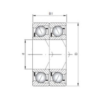 angular contact ball bearing installation 7303 A-UD CX