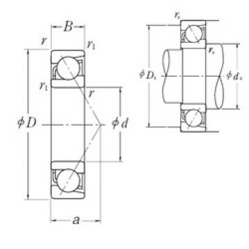 angular contact ball bearing installation 7301 A NSK