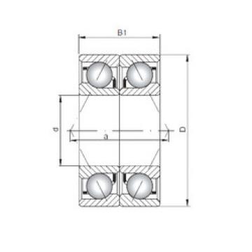 angular contact ball bearing installation 7305 ADB ISO