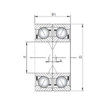 angular contact thrust bearings 7001 CDF ISO