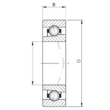 angular contact thrust bearings 71809 A ISO