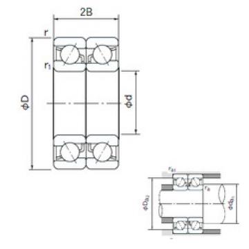 angular contact thrust bearings 7001CDB NACHI