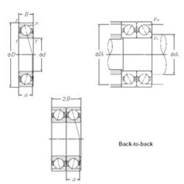 angular contact ball bearing installation 7304BDB NTN