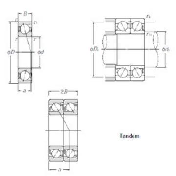 angular contact ball bearing installation 7303DT CYSD