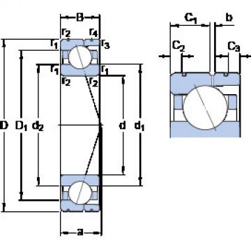 Angular Contact Ball Bearings 71914 ACD/P4AL SKF