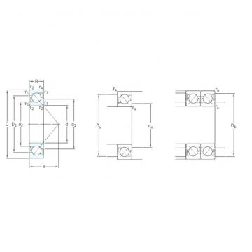 Angular Contact Ball Bearings 7208BECBM SKF