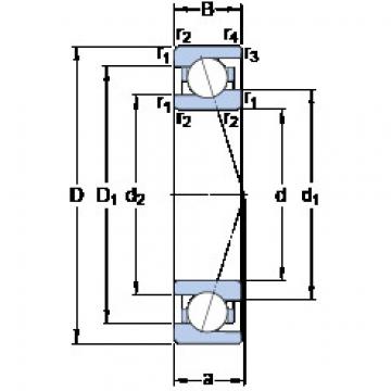 Angular Contact Ball Bearings 719/9 CE/HCP4A SKF