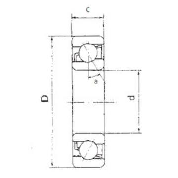 Angular Contact Ball Bearings 7205B FBJ