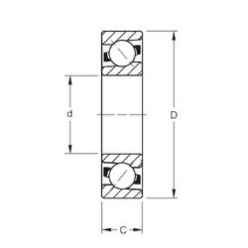 Angular Contact Ball Bearings 7224WN MBR Timken