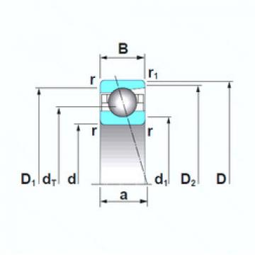 angular contact ball bearing installation 7920CTRSU NSK