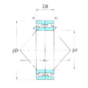 angular contact ball bearing installation ACT022BDB KOYO