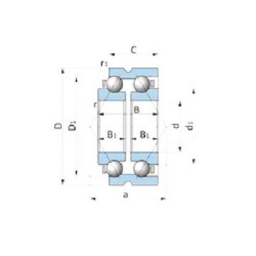 angular contact ball bearing installation BD155-1WSA NTN