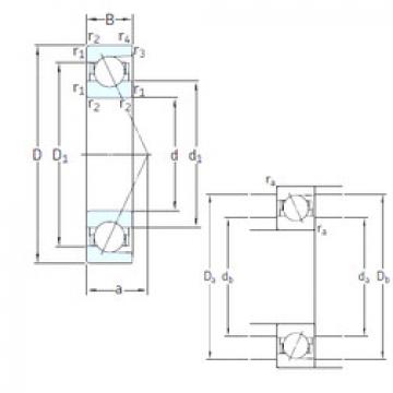 angular contact ball bearing installation E 200/100 7CE1 SNFA