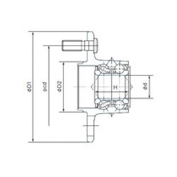 angular contact ball bearing installation H28BVV10-6 NACHI