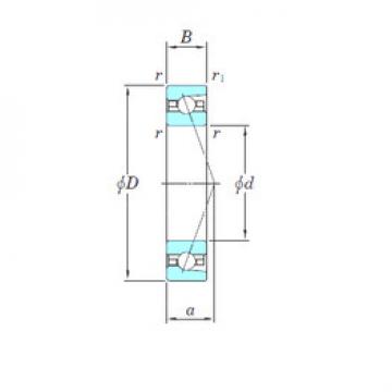 angular contact ball bearing installation HAR011CA KOYO