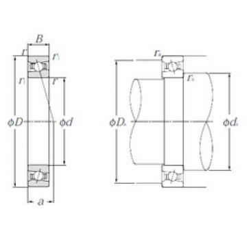 angular contact ball bearing installation HSB032C NTN