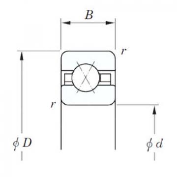 angular contact ball bearing installation KAX025 KOYO