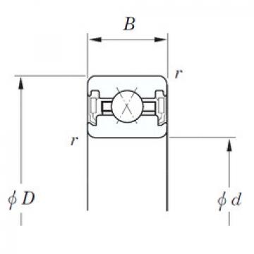 angular contact ball bearing installation KUX065 2RD KOYO