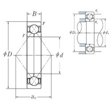 angular contact ball bearing installation QJ 1020 NSK