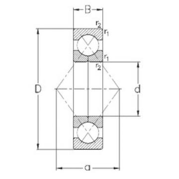 angular contact ball bearing installation QJ206-MPA NKE