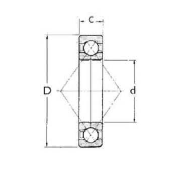 angular contact ball bearing installation QJ208 FBJ