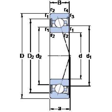 angular contact ball bearing installation S7000 ACE/HCP4A SKF