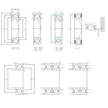 angular contact ball bearing installation S7009 ACE/P4A SKF