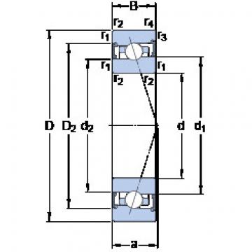 angular contact ball bearing installation S7006 ACB/P4A SKF