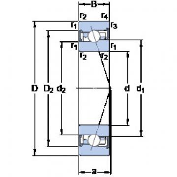 angular contact ball bearing installation S7006 FW/HC SKF