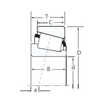 tapered roller bearing axial load HH224334/HH224314 Timken