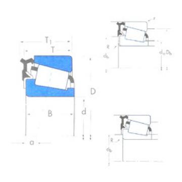 tapered roller bearing axial load LM29748/LM29710-LM29700LA Timken