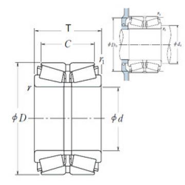 tapered roller bearing axial load HR100KBE42+L NSK