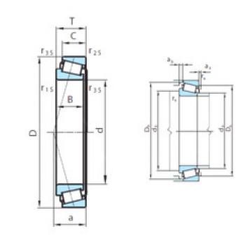 tapered roller bearing axial load PSL 610-305 PSL