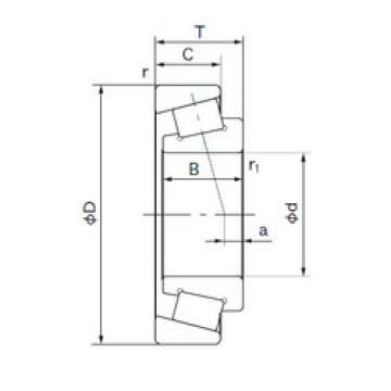 tapered roller bearing axial load QT24 NACHI