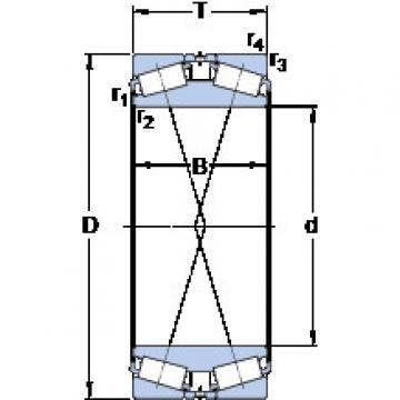 tapered roller bearing axial load BT2B 328381/HA1 SKF