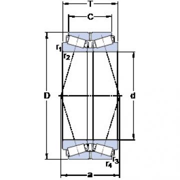 tapered roller bearing axial load BT2B 328957 SKF