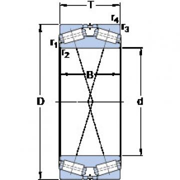 tapered roller dimensions bearings 332129 A/HA4 SKF