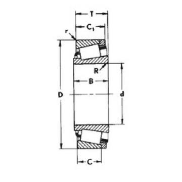 tapered roller bearing axial load U298/U261L PFI