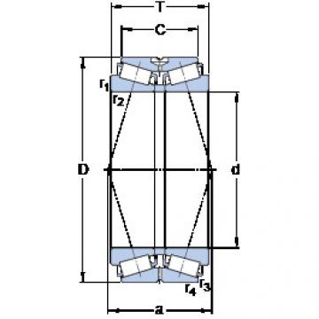 tapered roller bearing axial load BT2B 332754 SKF