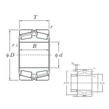 tapered roller dimensions bearings 45238 KOYO