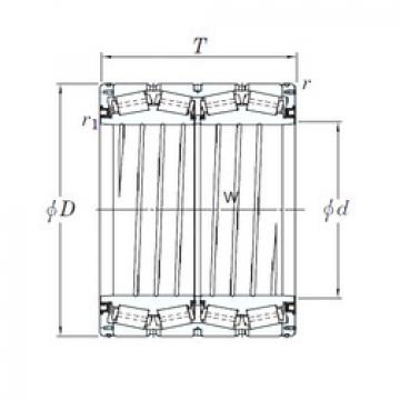 tapered roller dimensions bearings 47TS926247 KOYO