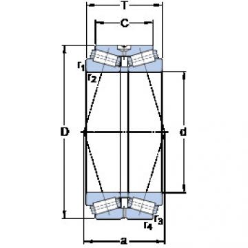 tapered roller dimensions bearings 614609 SKF