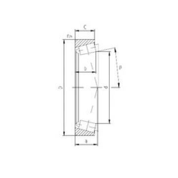 tapered roller bearing axial load PLC63-1 ZVL