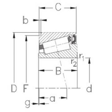 tapered roller bearing axial load IKOS030 NKE