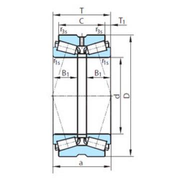 tapered roller bearing axial load PSL 611-16 PSL