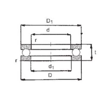 thrust ball bearing applications 51108 FBJ