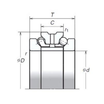 thrust ball bearing applications 160TAC29D+L NSK