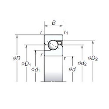 thrust ball bearing applications 25TAC62B NSK