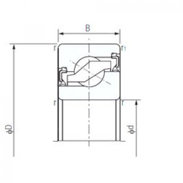 thrust ball bearing applications 17TAB04-2NK NACHI