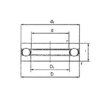 thrust ball bearing applications 2906 FBJ